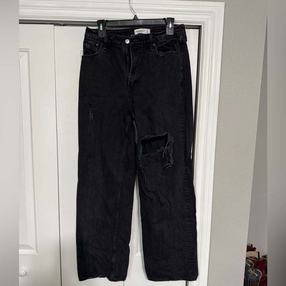 Abercrombie & Fitch Black Wash Jeans